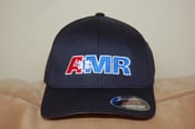 Image of AMR Hat Dark Navy with White Outline 