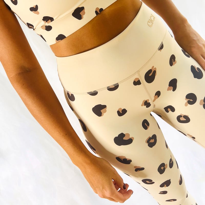 nike champagne leggings