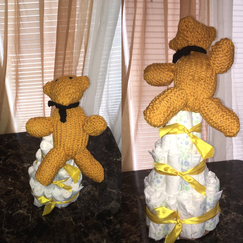 Image of Teddy Bear/ Diaper cake