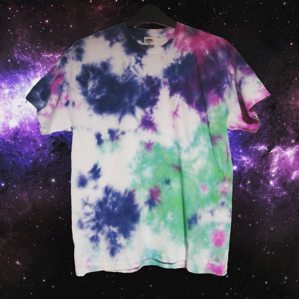 clouds tie dye shirt