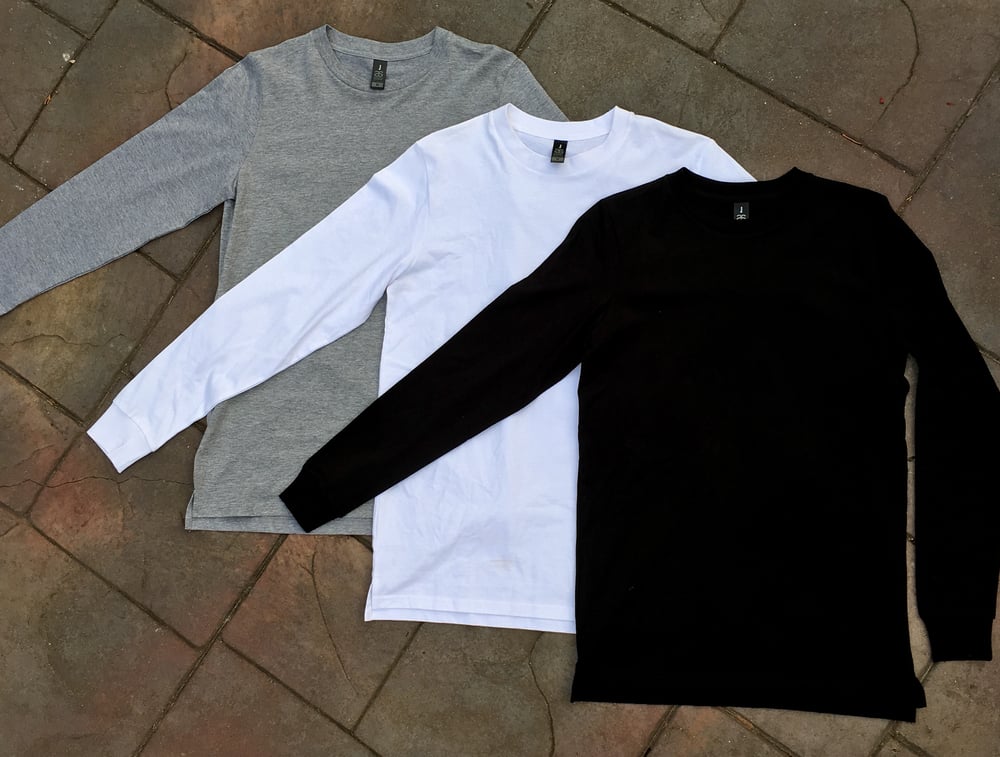 Image of 3 X AS Colour Base Longsleeve tees