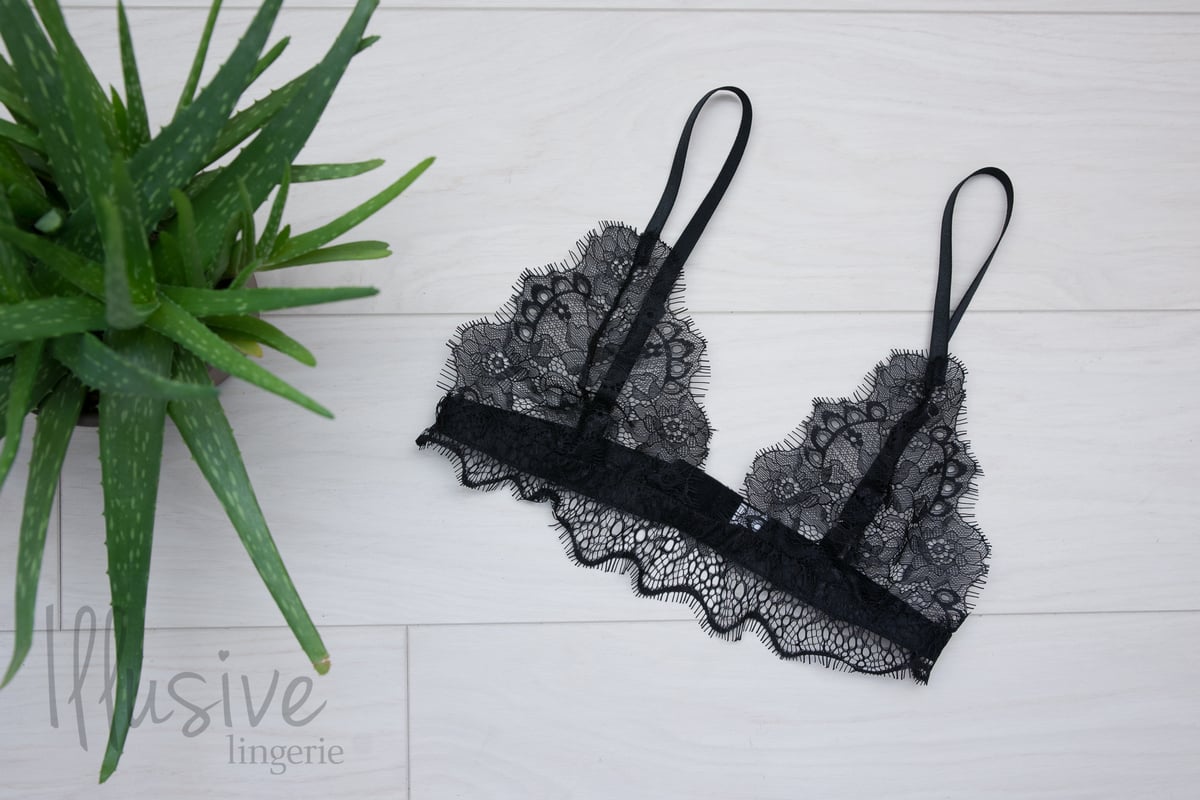 Illusive Lingerie — Bra NYC Czarny /lub biały