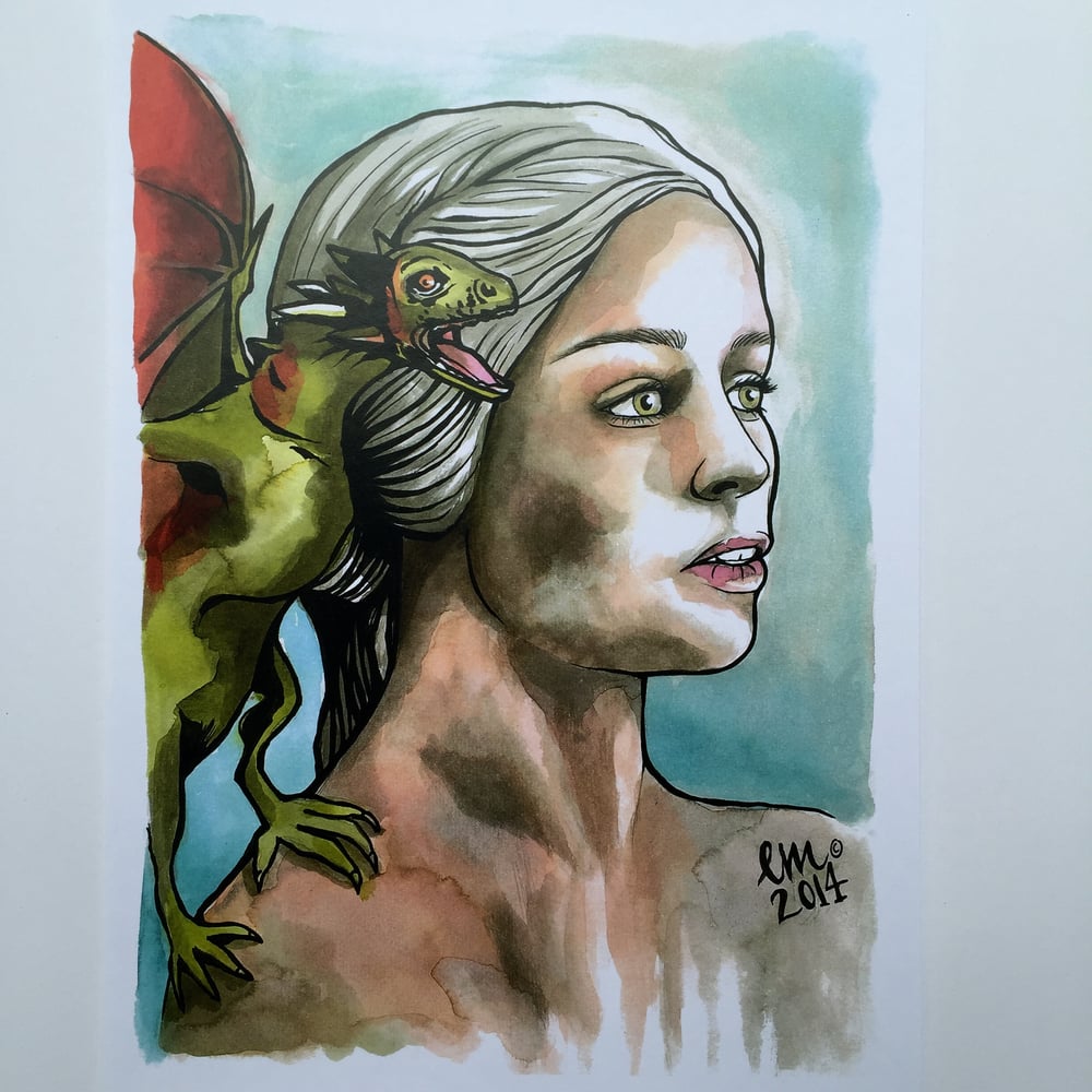 Mother of Dragons Emetic Art Print
