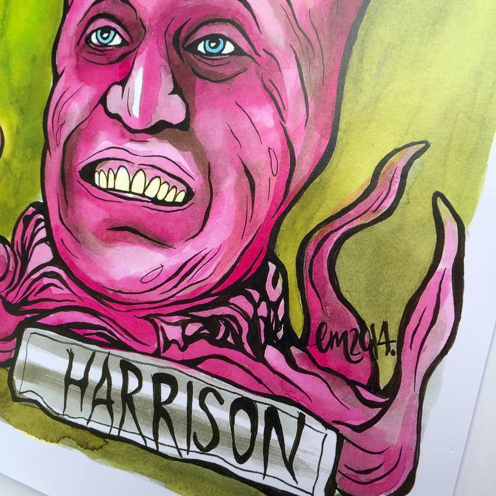 Tony Harrison Emetic Art Print