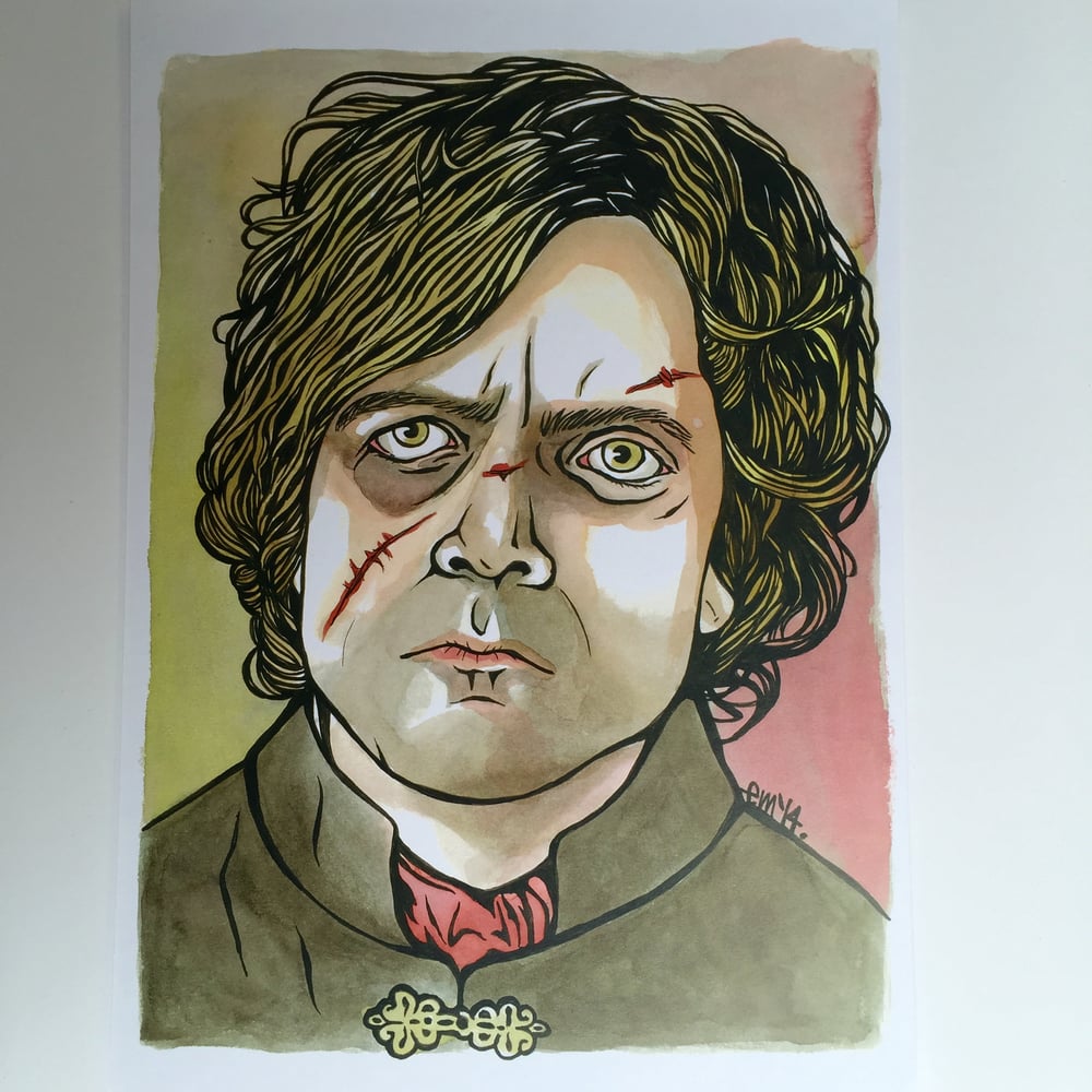 Tyrion Lannister Emetic Art  Print
