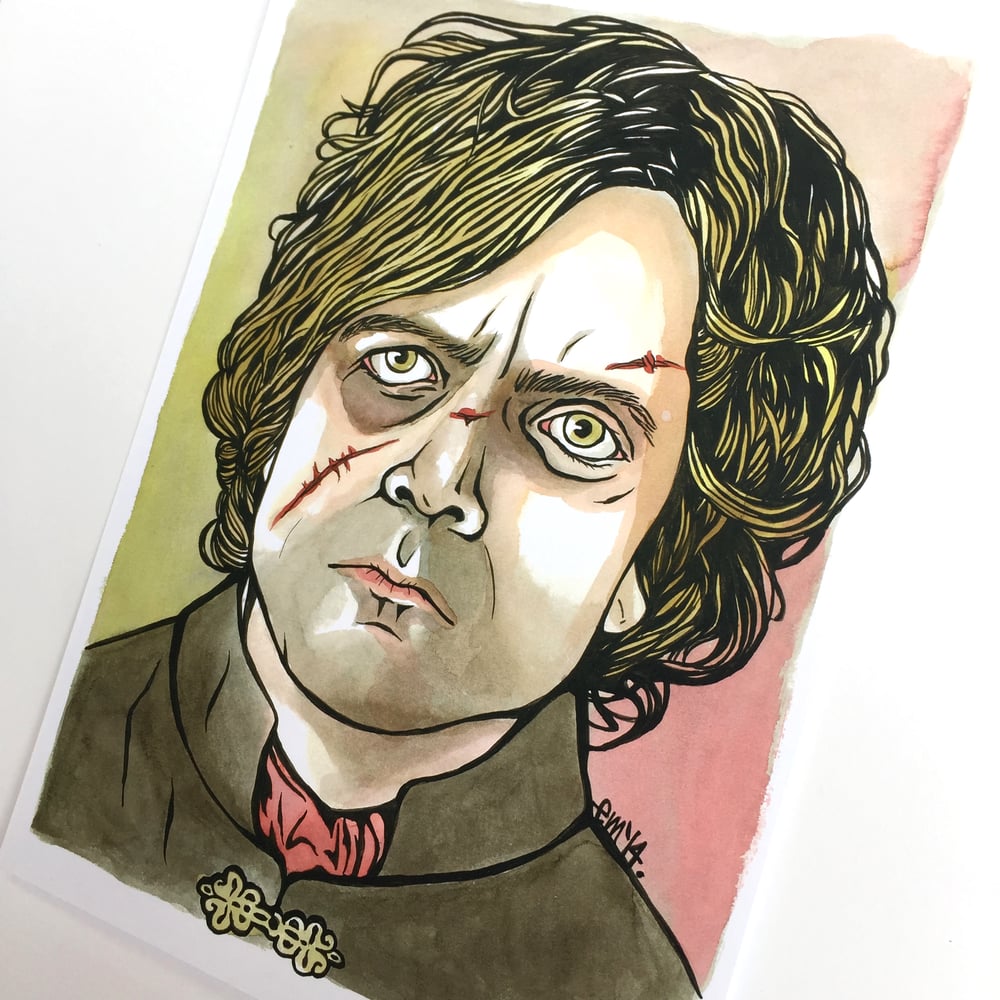 Tyrion Lannister Emetic Art  Print