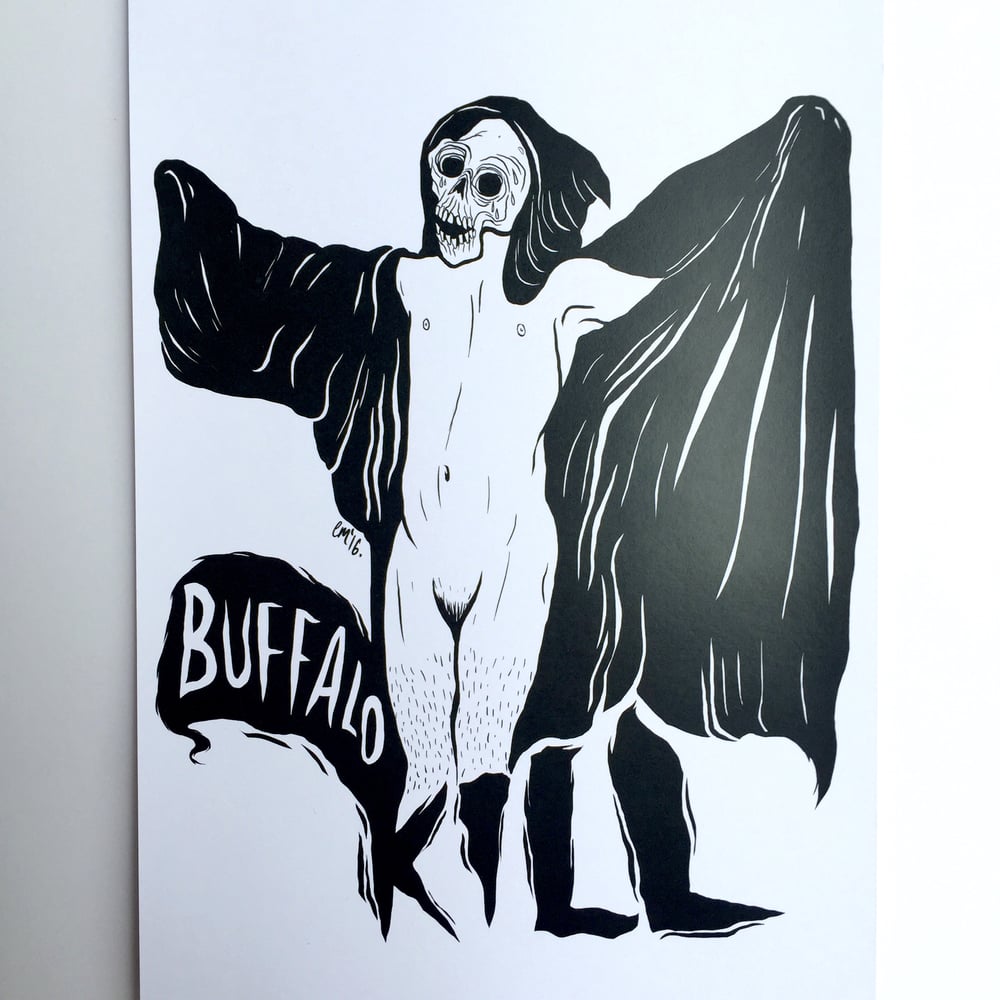 Buffalo Kill A4 Print