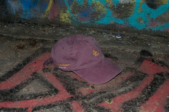 Image of Maroon "No Good" Cap