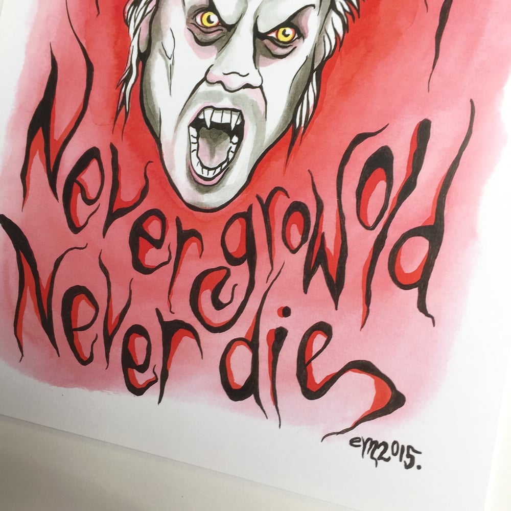 Vampire David Emetic Art Print