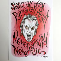 Image 3 of Vampire David Emetic Art Print