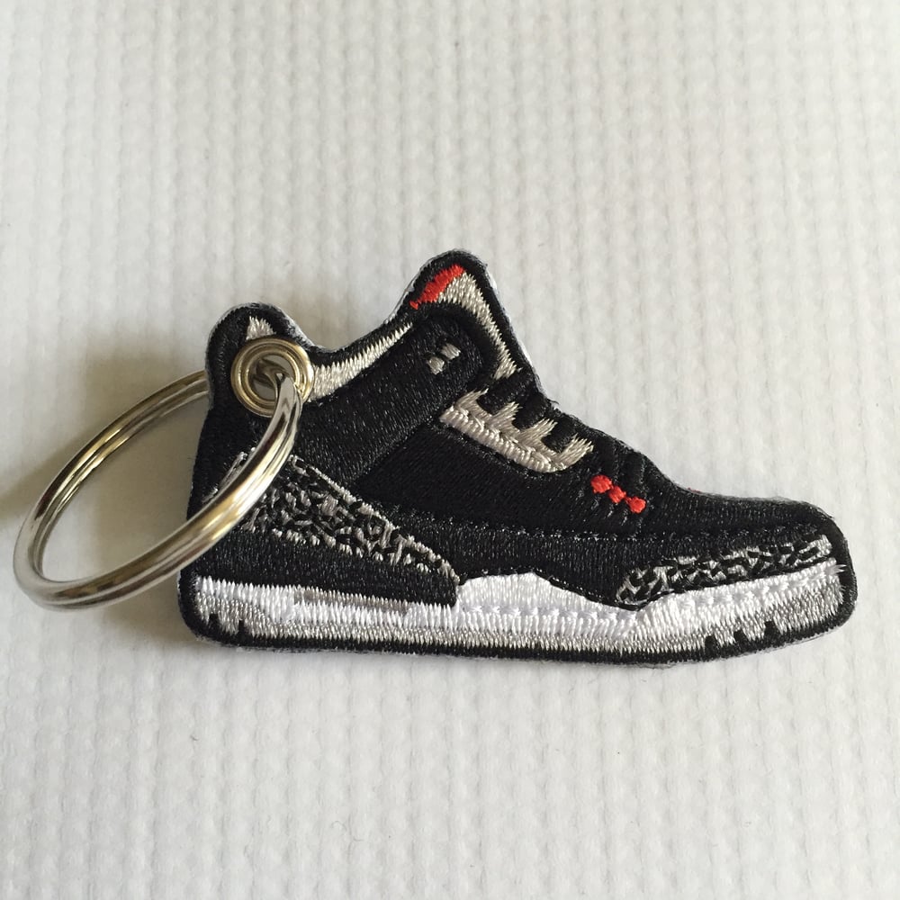 Image of Black Cement 3 Keychain (Free Shipping)