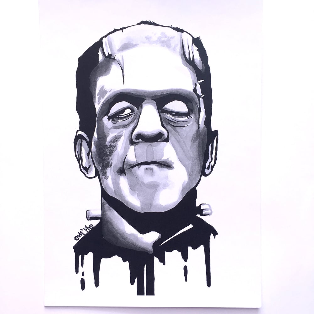 Frankenstein's Monster Emetic Art Print