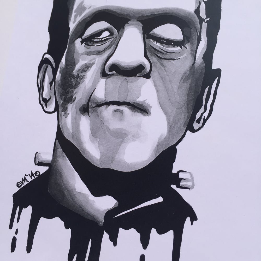 Frankenstein's Monster Emetic Art Print