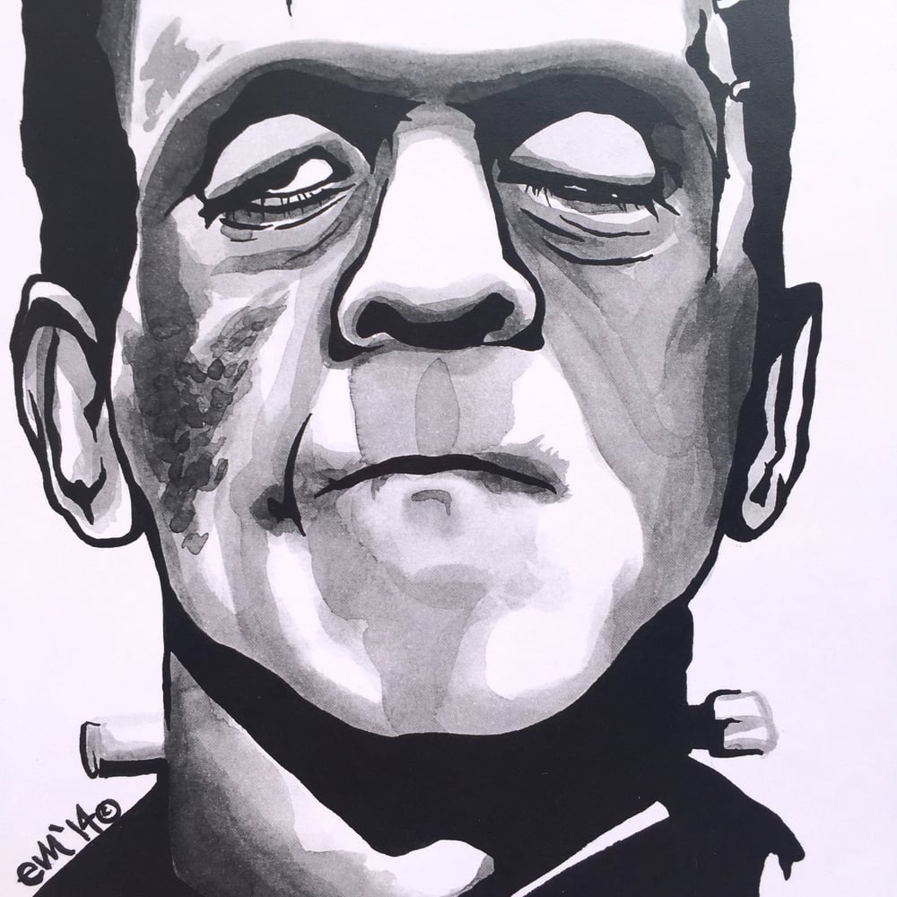 Frankenstein's Monster Emetic Art Print