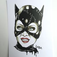 Image 2 of Catwoman Emetic Art Print