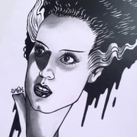 Image 1 of Bride of Frankenstein Emetic Art Print