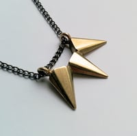 Triple Deco Spike Pendant