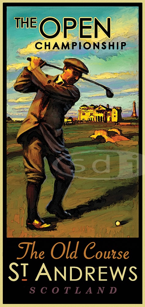 Image of The Open at St.Andrews Golf sports art print