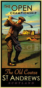 Image of The Open at St.Andrews Golf sports art print