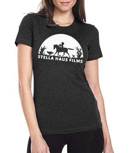 Image of Women's Stella Haus "WOMAN ON HORSE" logo tee