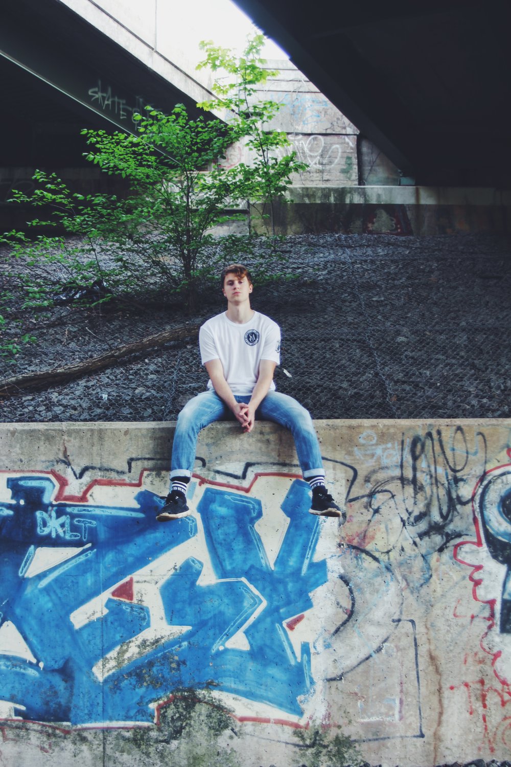 Image of White Mesh Tee
