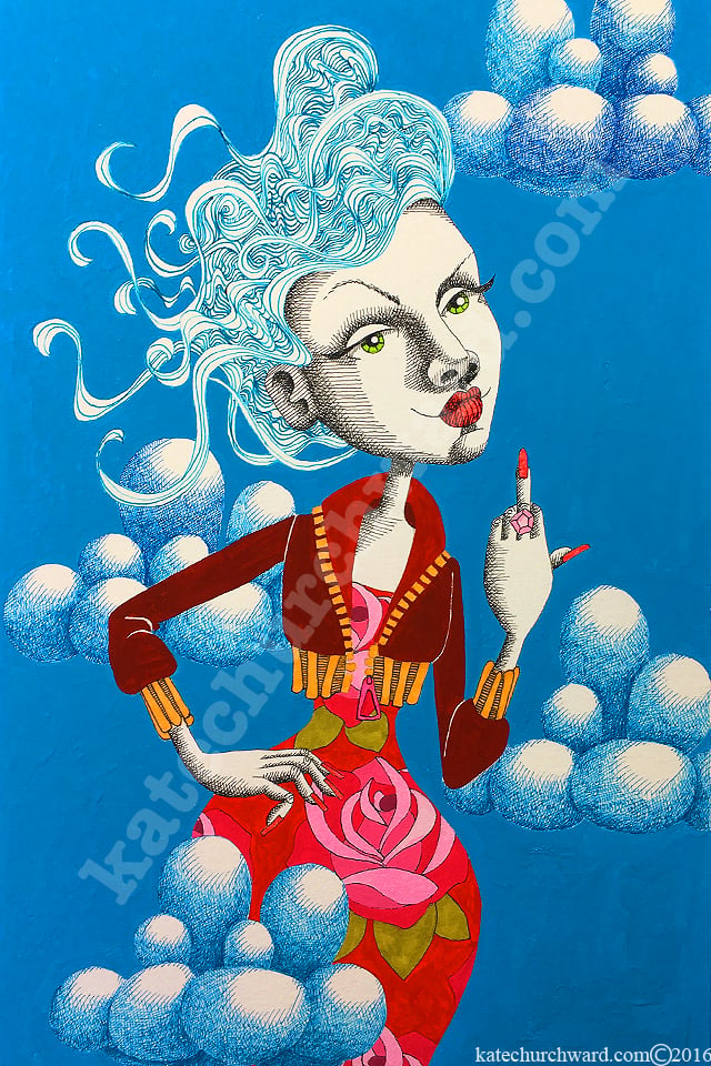 Image of Goddess #7 - Cool As (print)