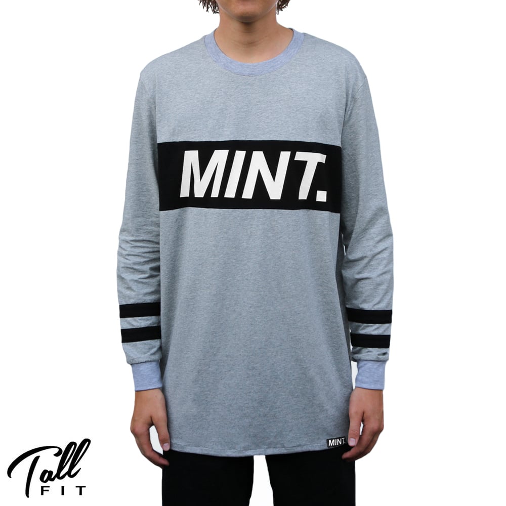 Image of LONGSLEEVE TALL TEE (GREY)