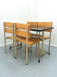 Image 1 of French Modernist Dining Sets, 1960s