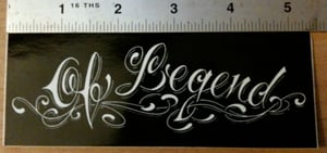 Image of Script Sticker