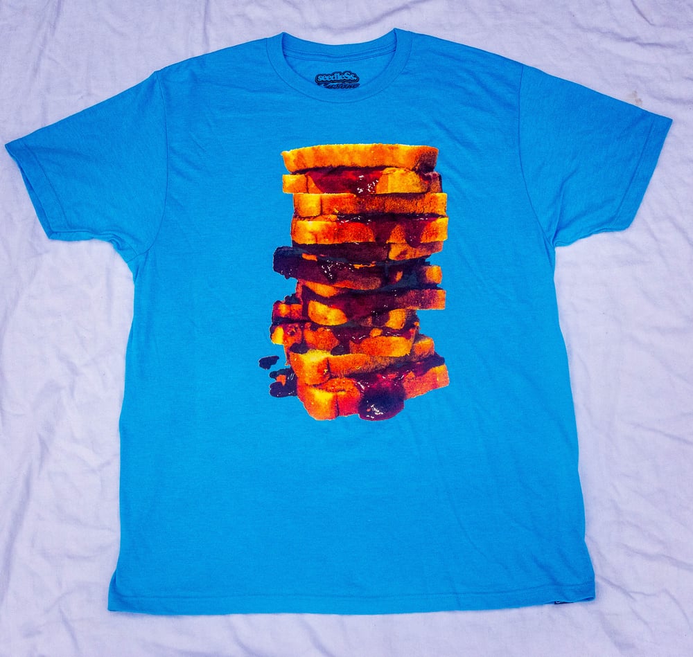 Image of  PBnJs Stack tee teal