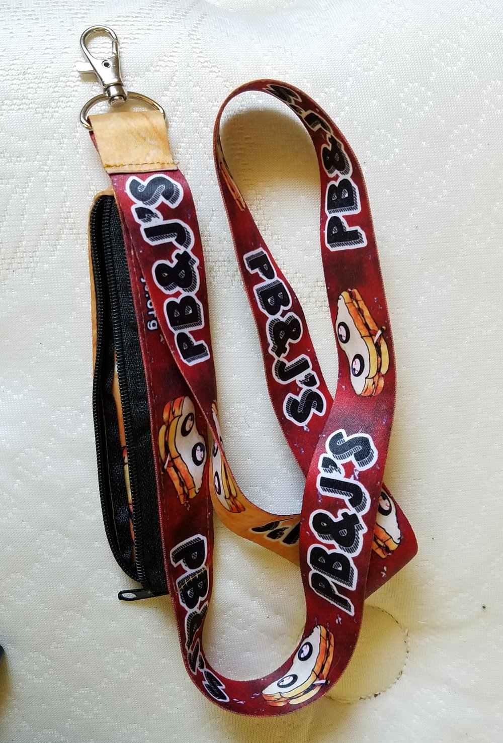 Image of PBnJs Lanyard with PB Stash Pocket