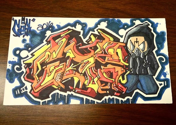 Image of COG PLATINUM OG Graffiti Piece Num.3