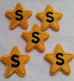 Image of Stargell Stars 1" iron on patches for your Pittsburgh Pirates hat 