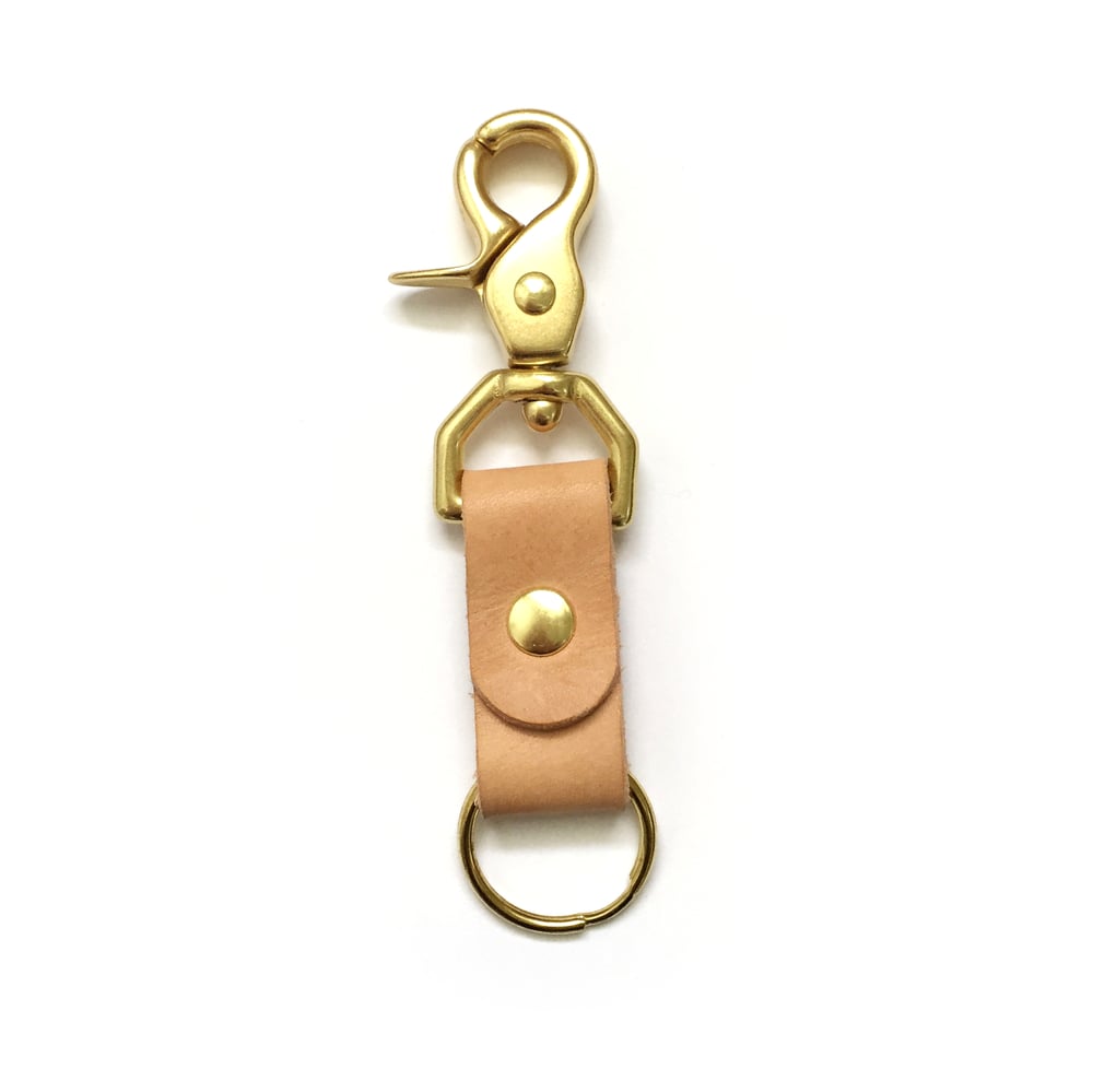 Image of Veg Tanned Leather Key Fob
