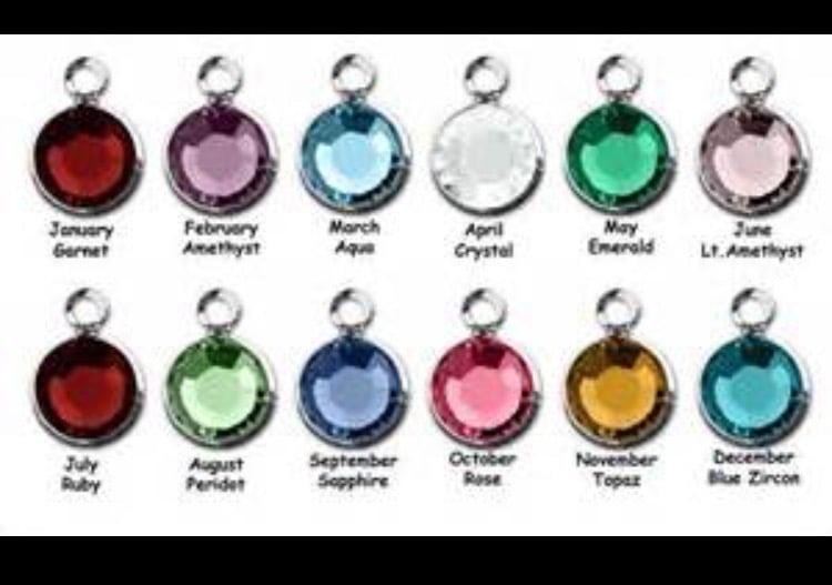 Image of Initial birthstone bangle