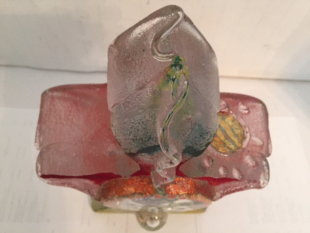 Image of Susan Gott Signed Beautiful Glass Art "Arch Type I" One Of A Kind Sculpture