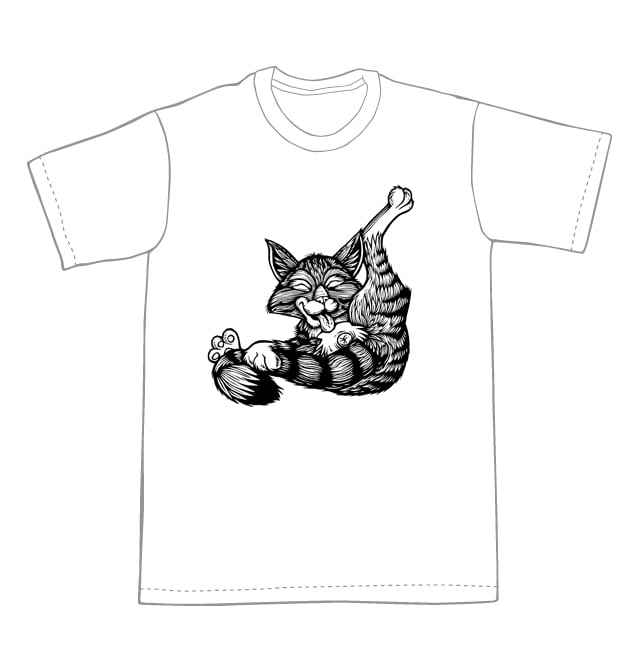 Buttlicker Cat T-shirt  (A3)**FREE SHIPPING**