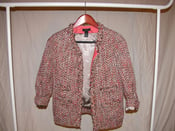 Image of JCREW Collection Blushed Tweed Collier 3/4 Jacket - size 0