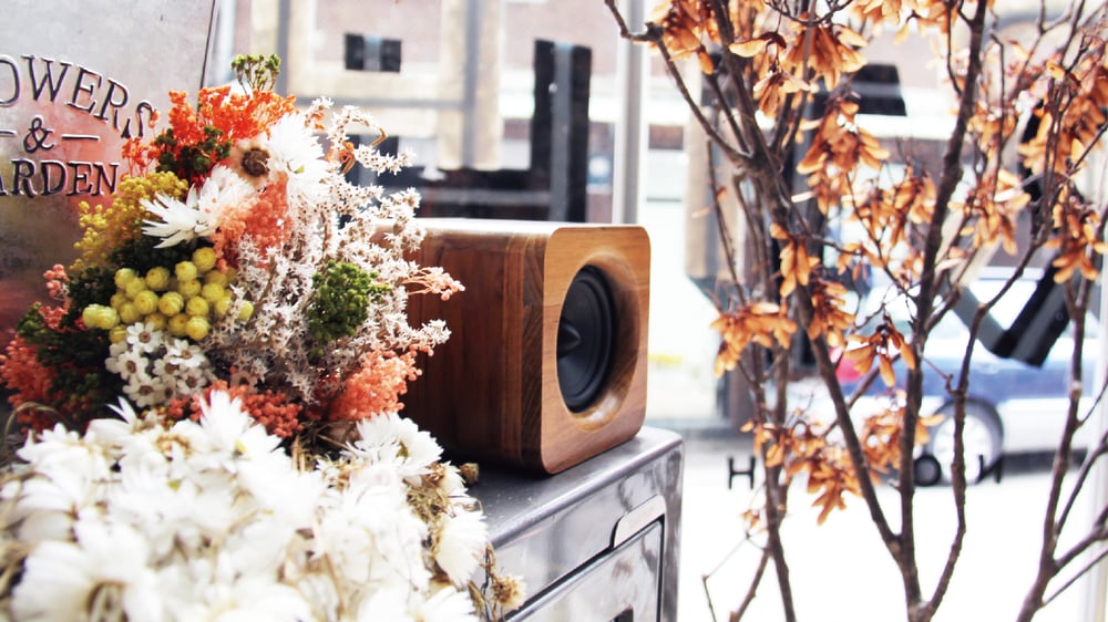 Image of Min622 portable bluetooth speaker-teak