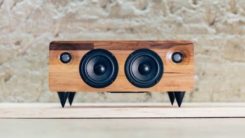 Image of MIN7 : The Multi-function Handmade Wooden Speaker-walnut