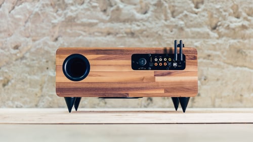 Image of MIN7 : The Multi-function Handmade Wooden Speaker-walnut