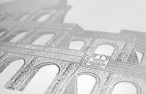 Image of Colosseo 24"x16" Signed Poster (Pearl)