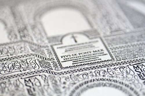 Image of Colosseo 24"x16" Signed Poster (Pearl)