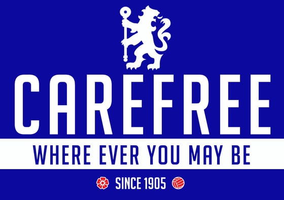 Image of Carefree Chelsea sticker 