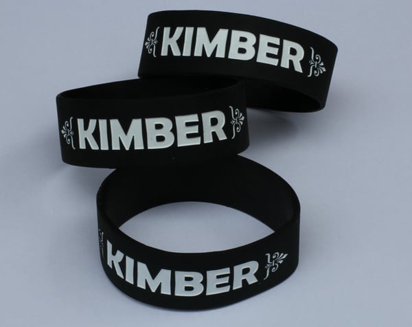 Image of "Kimber" Rubber Bracelet - Available in Black, Blue, Pink, and Green