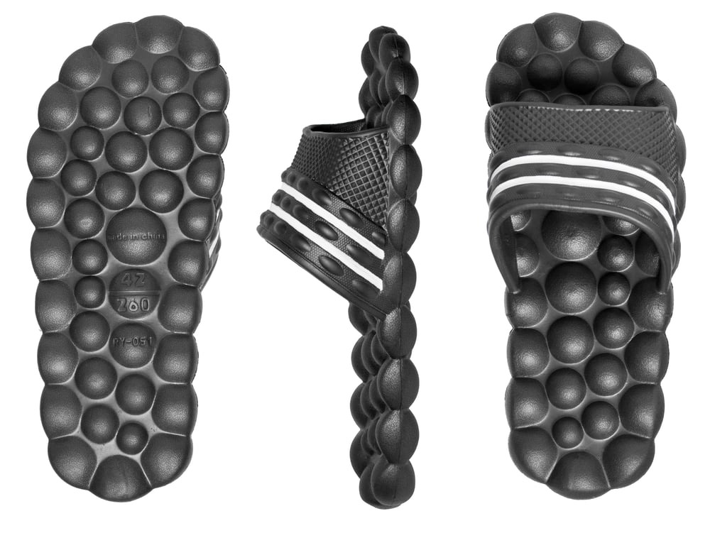 Image of HG Deluxe Comfort Solarsoft Massage Slippers Slides