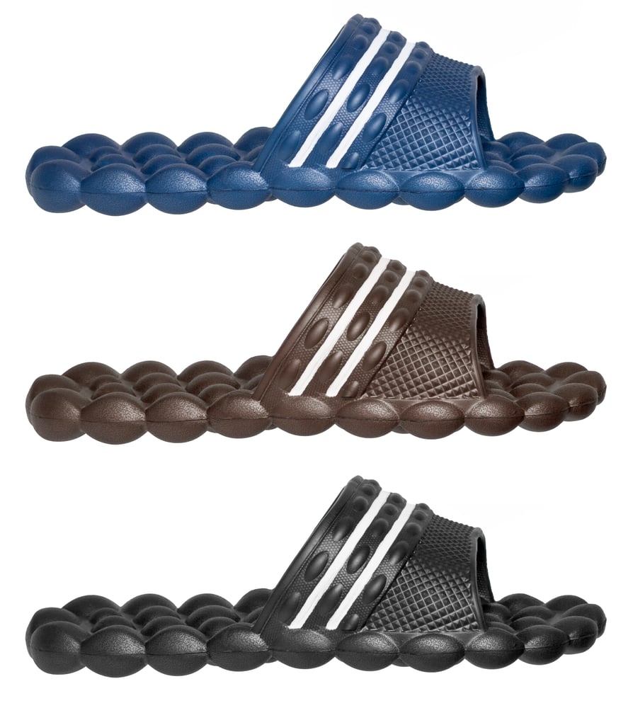 Image of HG Deluxe Comfort Solarsoft Massage Slippers Slides
