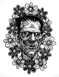 Image 5 of FrankenFlowers T-shirt (A2)**FREE SHIPPING**
