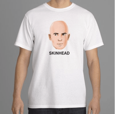 Image of SKINHEAD Logo T-shirt White