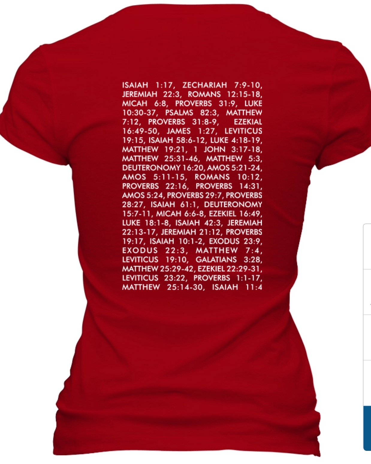 Image of JUSTICE AIN'T POLITICAL IT'S BIBLICAL WOMEN'S VNECK TSHIRT PLEASE ALLOW UP TO 14-16 BUSINESS DAYS TO